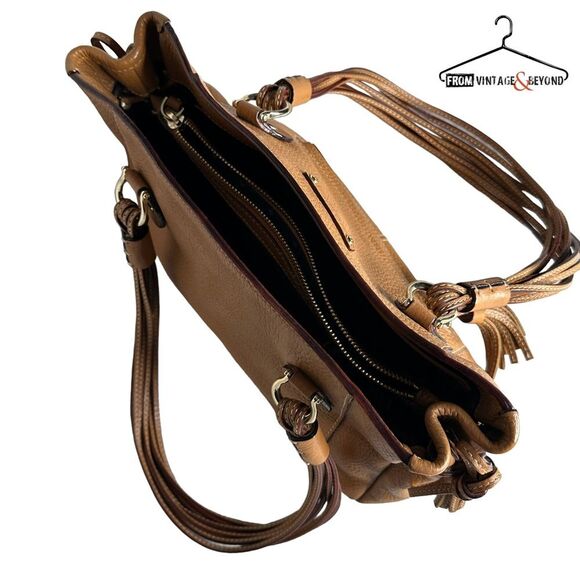 Kate Spade Cognac Pebbled Leather Satchel - Picture 8 of 16